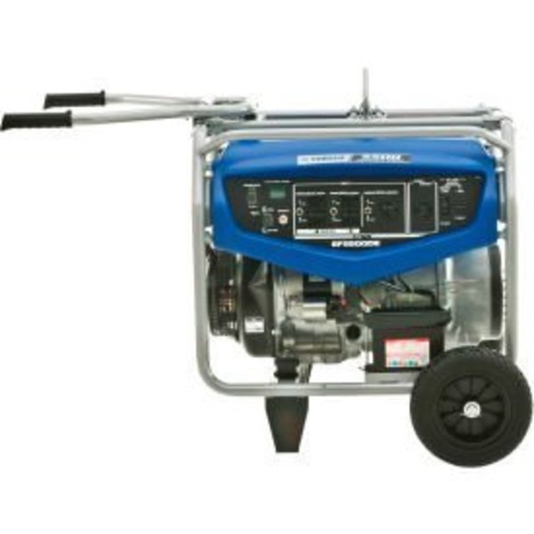 Gen - Tech Portable Generator, Gasoline, 4,500 W Rated, 5,500 W Surge, Recoil Start, 120/240V AC, 19 A EF5500DE